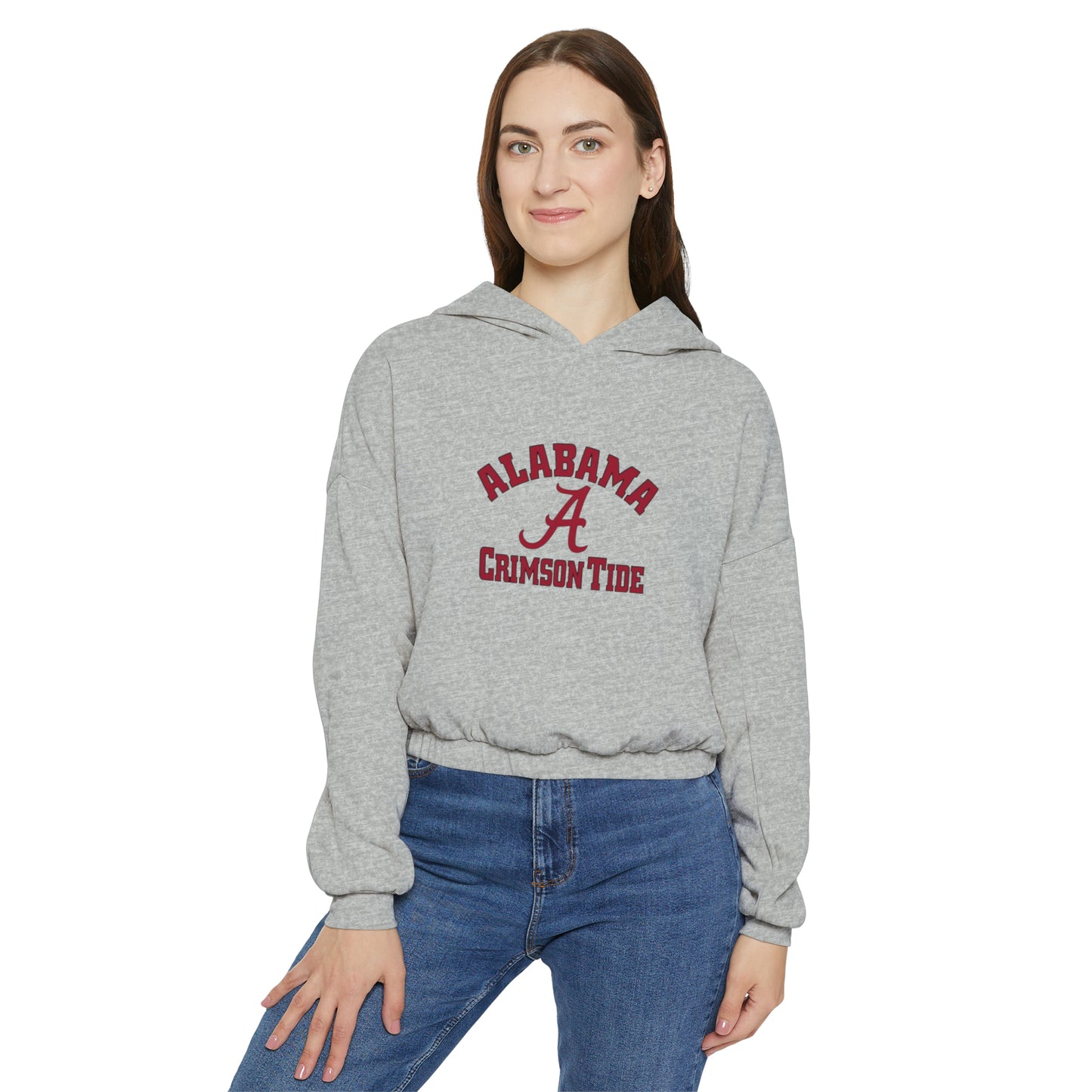 Alabama Crimson Tide Women's Cinched Bottom Hoodie