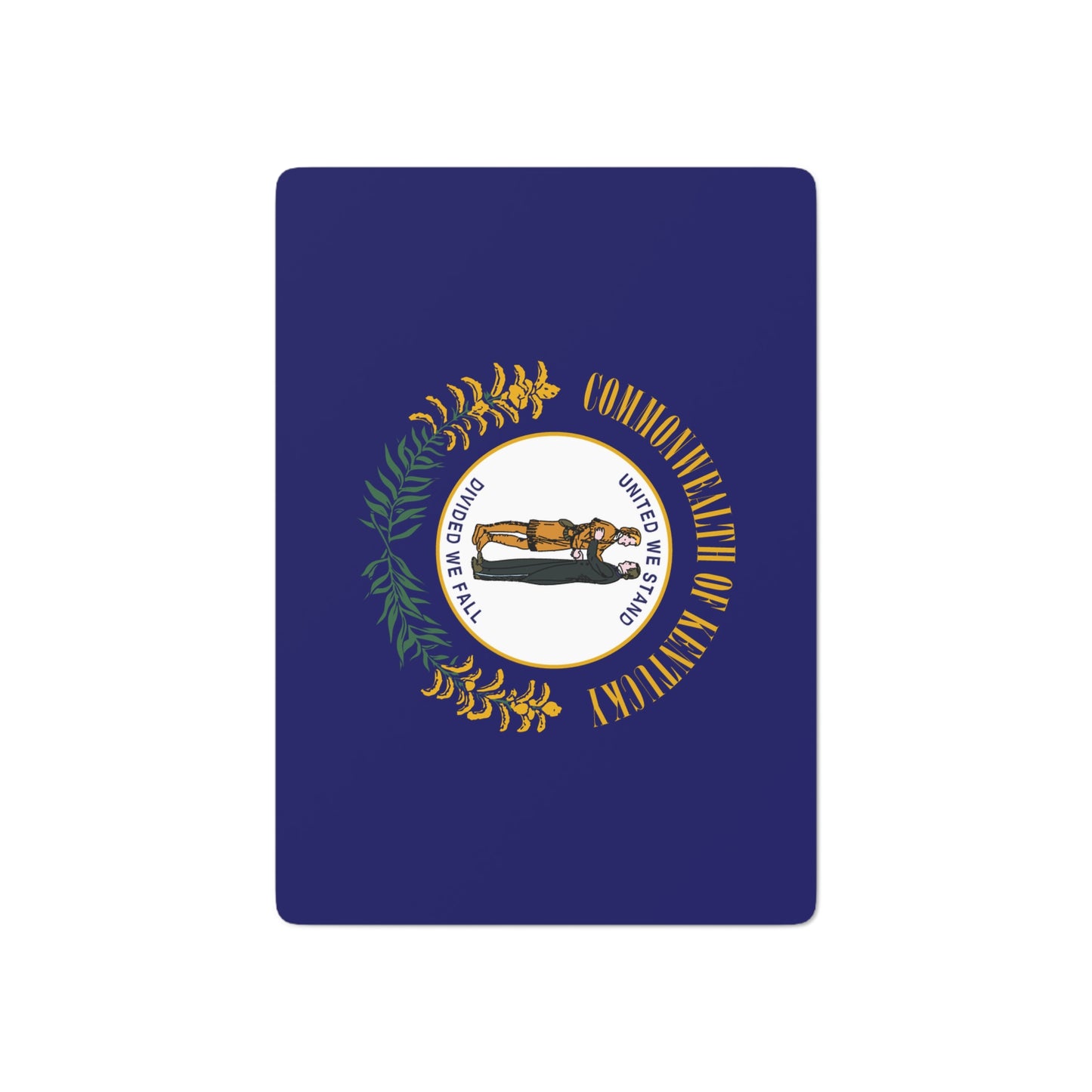 Kentucky State Flag Poker Cards
