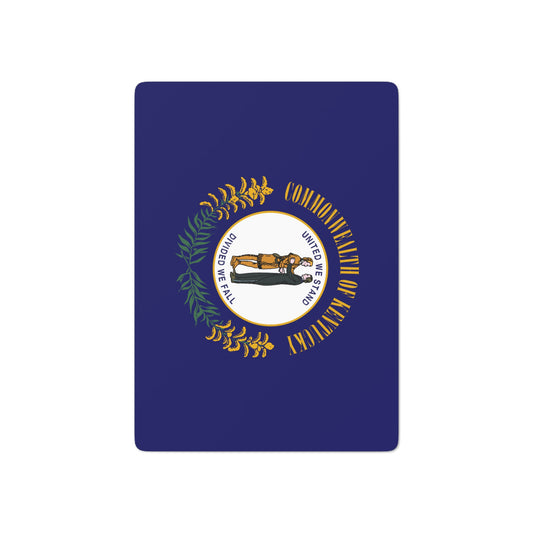 Kentucky State Flag Poker Cards