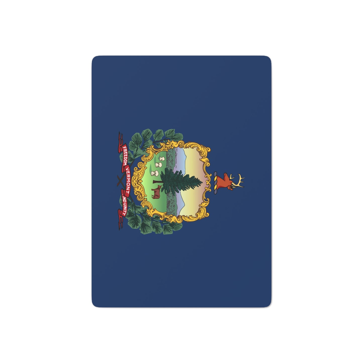 Vermont State Flag Poker Cards