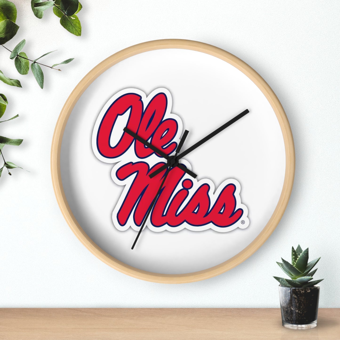 Ole Miss Wall Clock