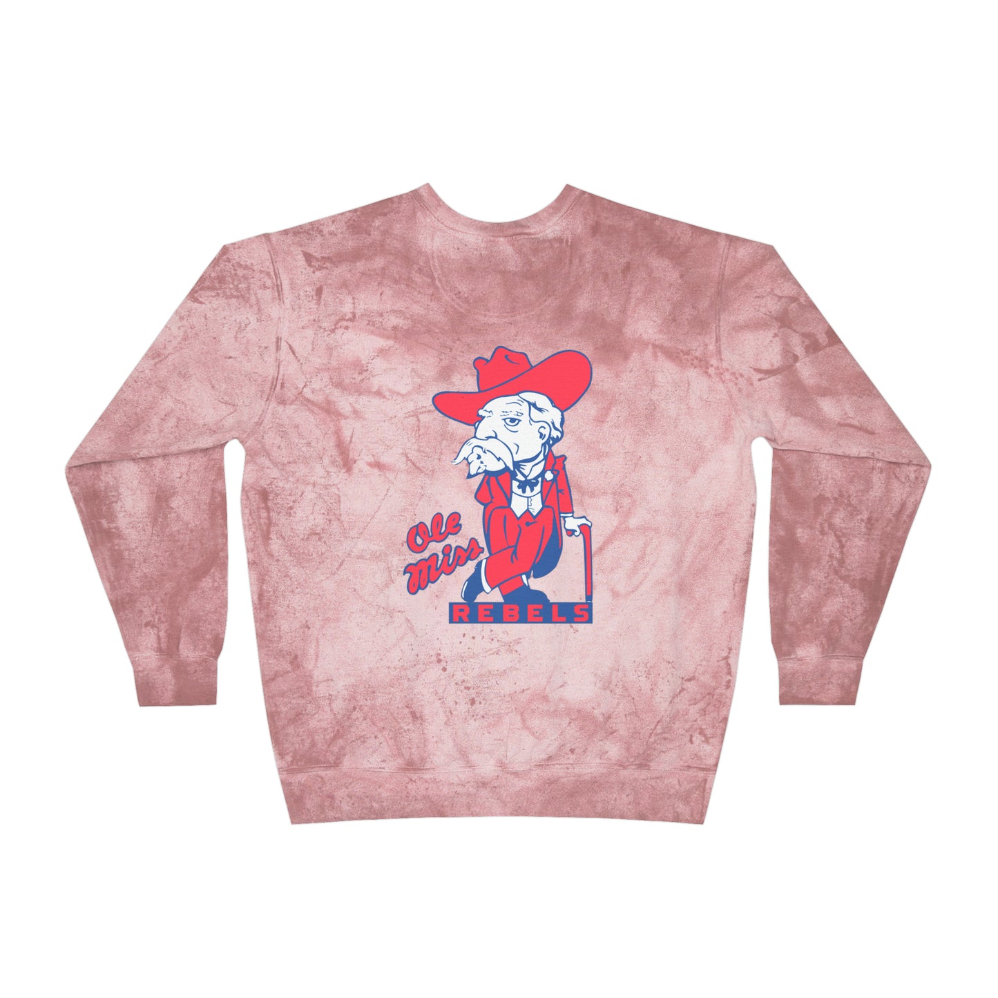 Ole Miss Unisex Color Blast Crewneck Sweatshirt