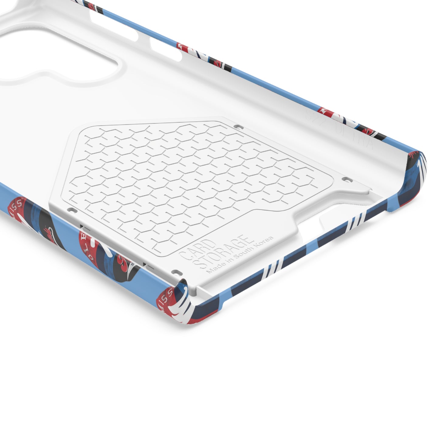 iPhone and Samsung Ole Miss "M" Rebels 1848 (BLUE) Phone Case With Card Holder