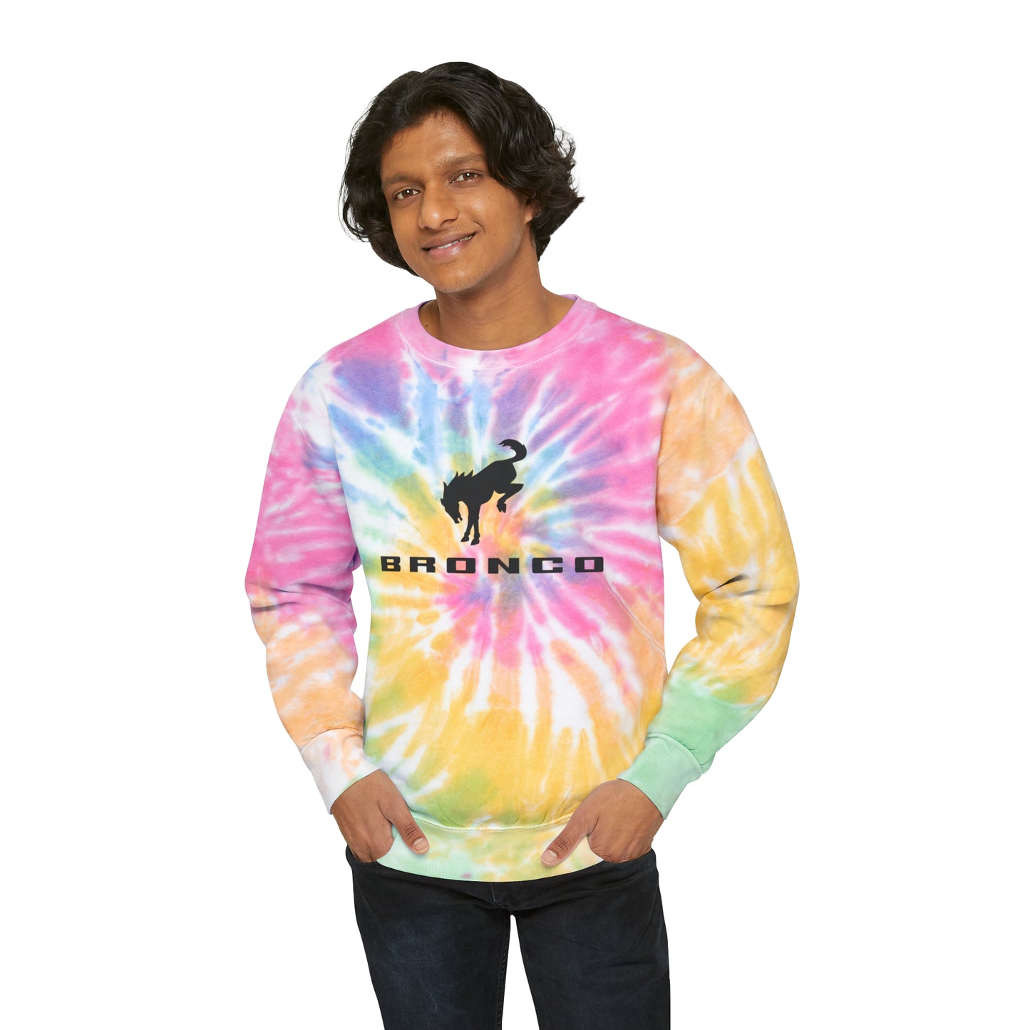 Bronco Unisex Tie-Dye Sweatshirt