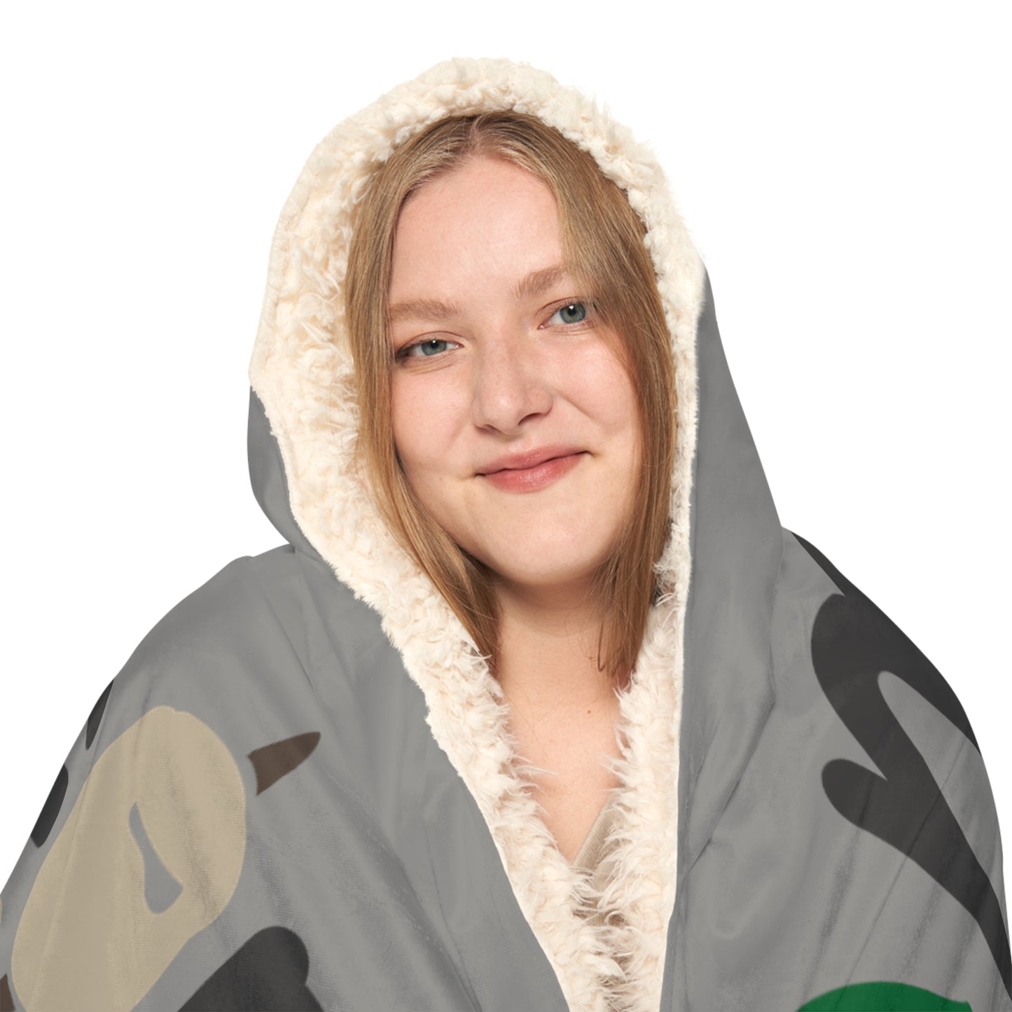 Campfire Hoodie Snuggle Blanket