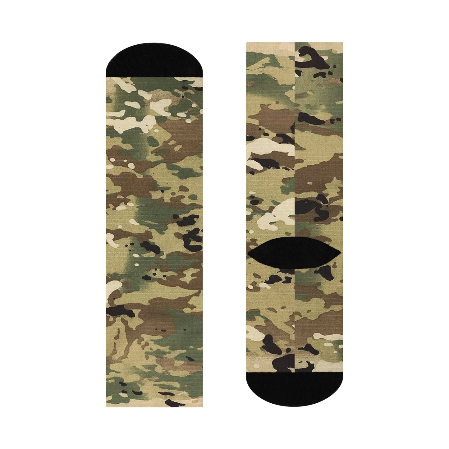 Camouflage (None Digital) Cushioned Crew Socks