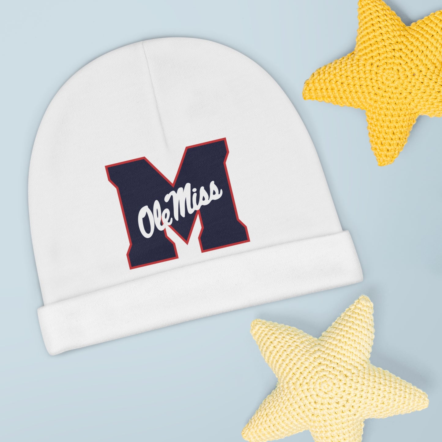 Ole Miss Baby Beanie (AOP)