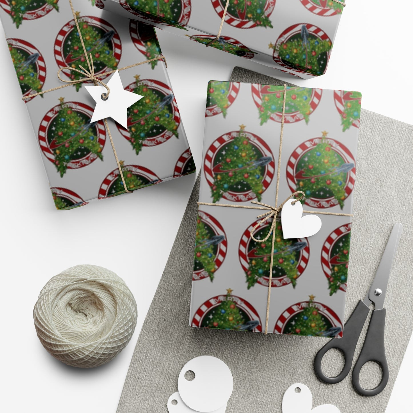 Star Trek Christmas Tree Gift Wrap Papers