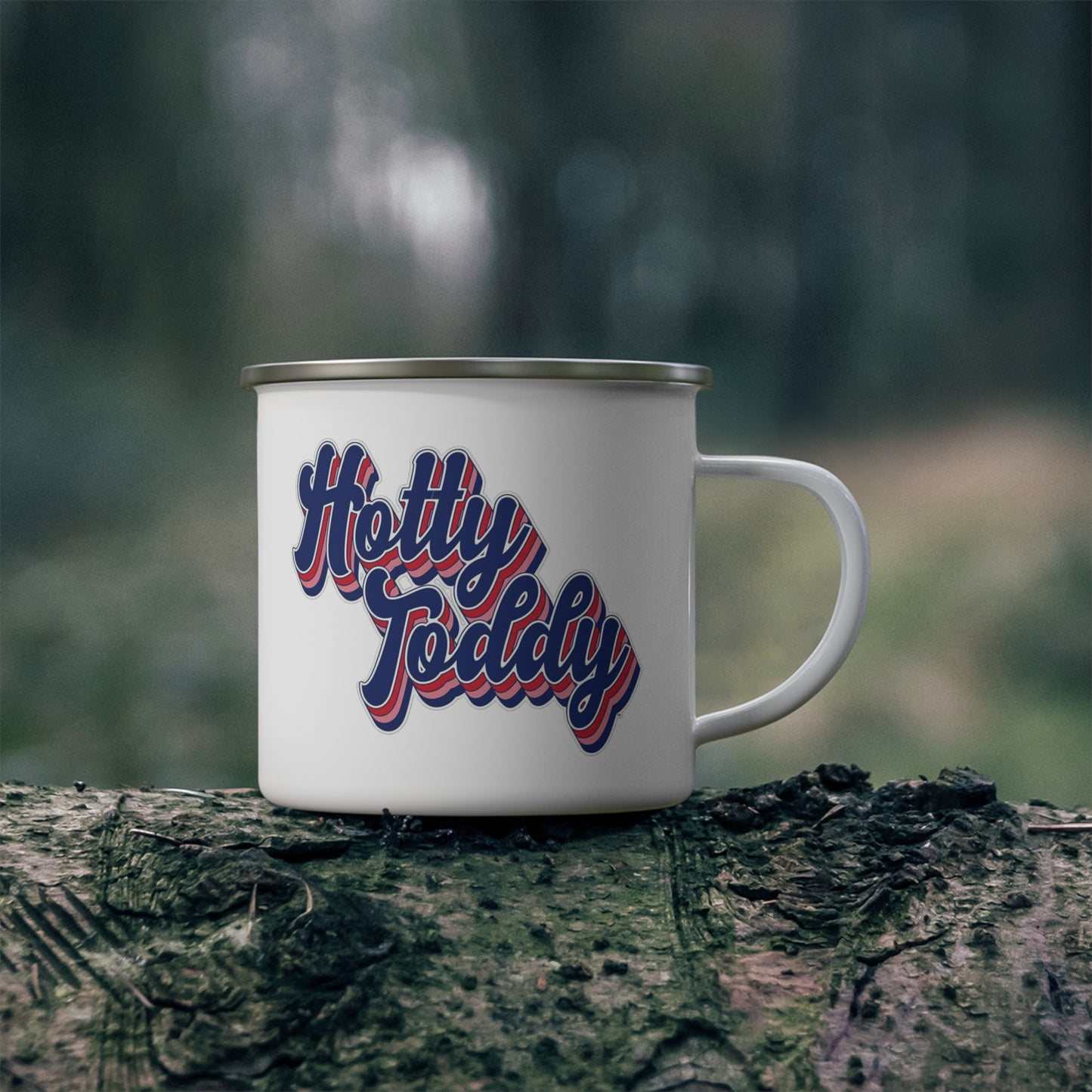 Hotty Toddy Enamel Camping Mug