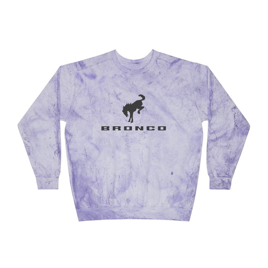 Bronco Unisex Color Blast Crewneck Sweatshirt