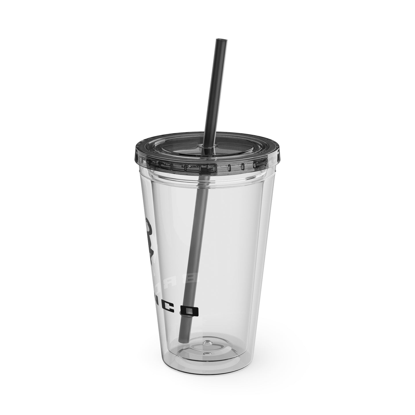Bronco Sunsplash Tumbler and You Choose from 11 colors of Lid and with Straw, 16oz