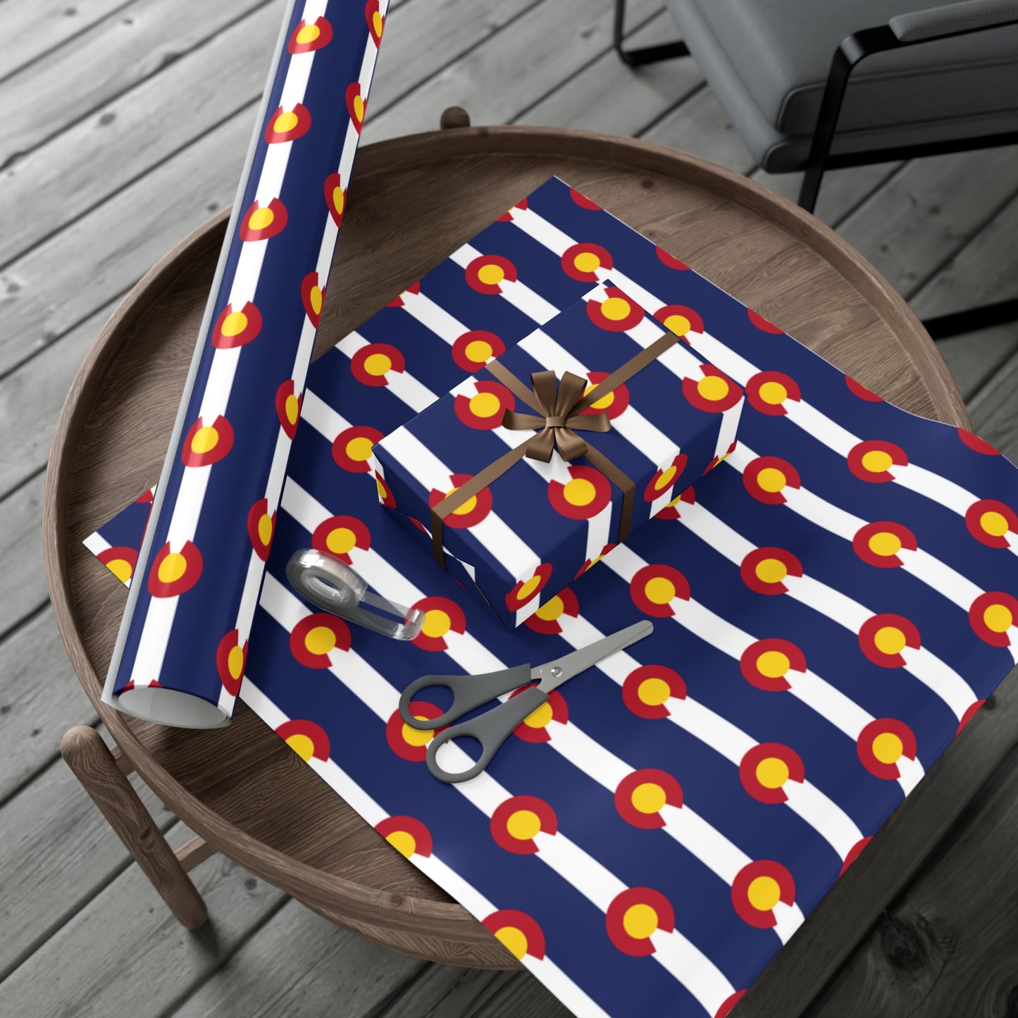 Colorado Flag Gift Wrap Papers