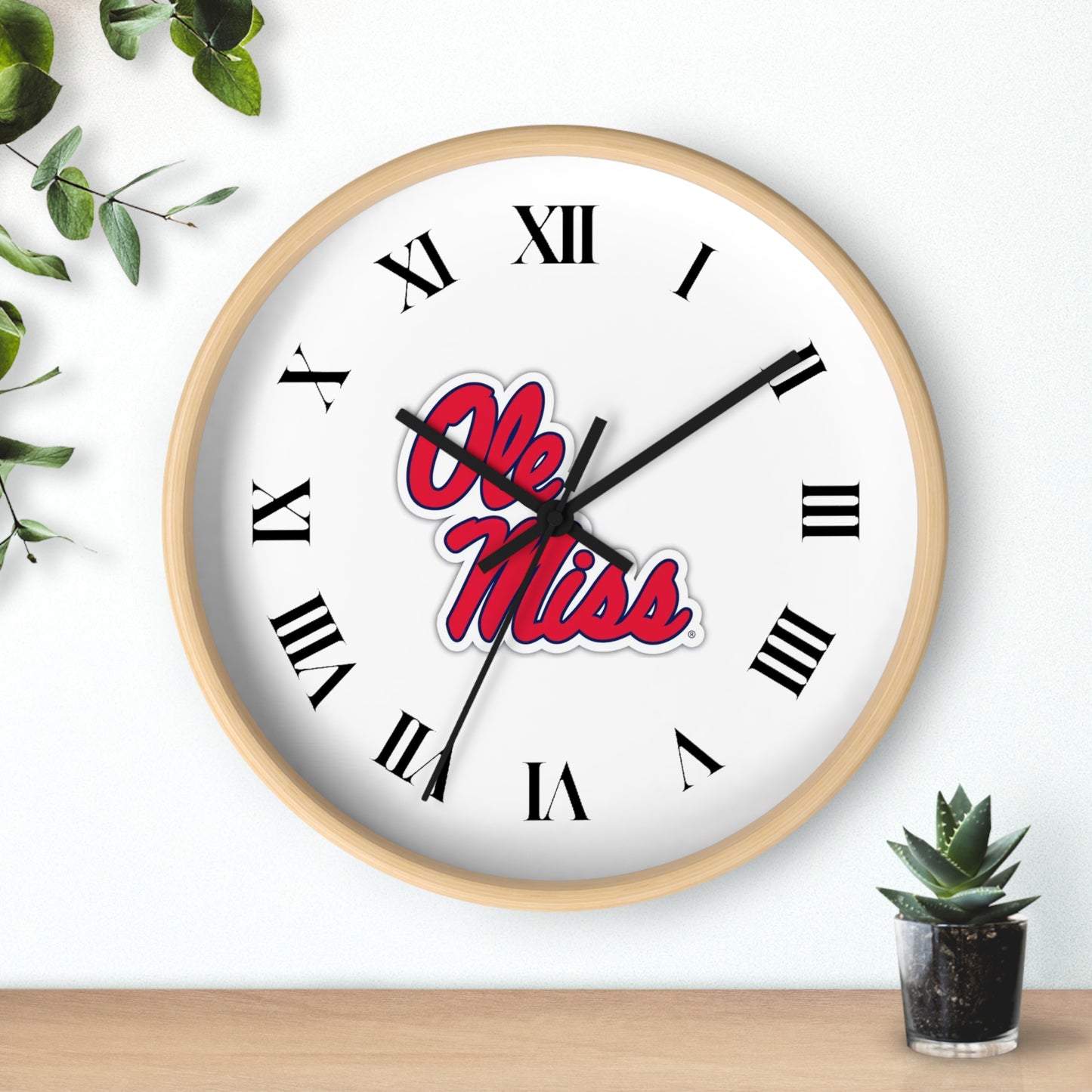 Ole Miss Wall Clock
