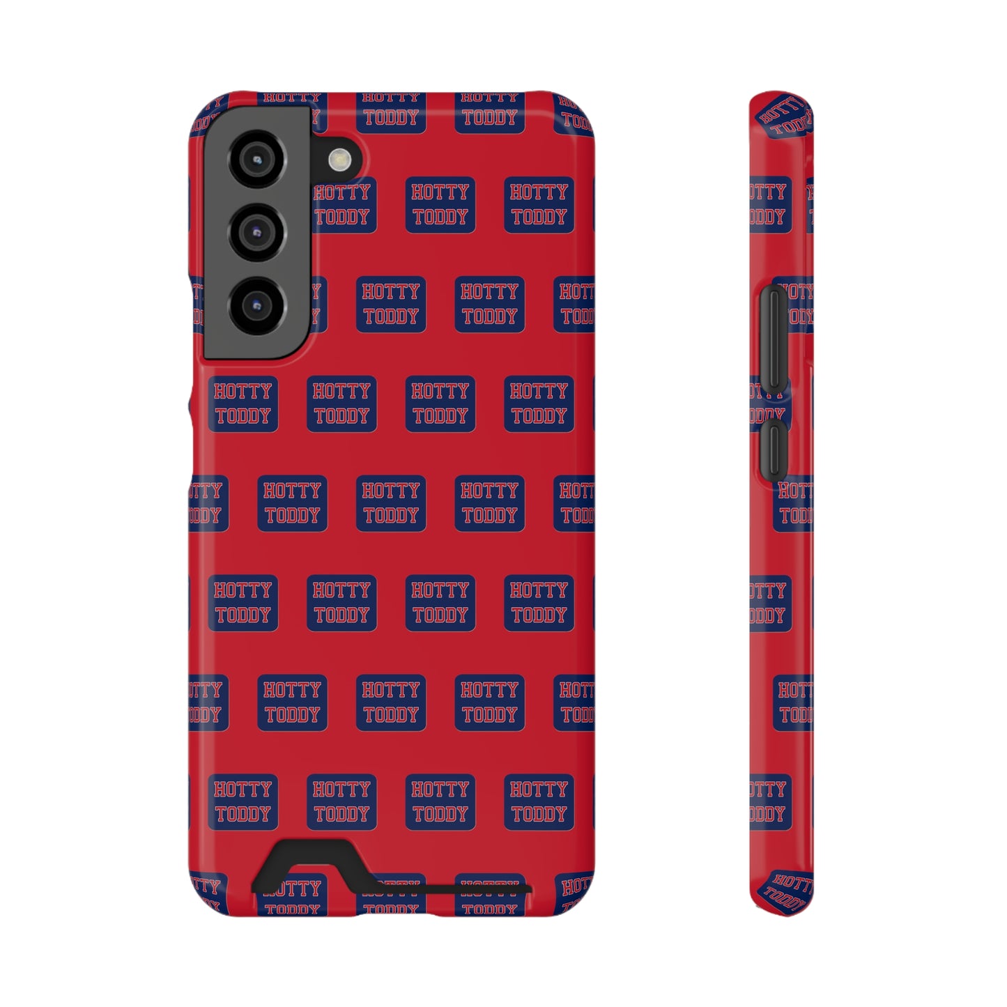 iPhone and Samsung Hotty Toddy (RED) Phone Case With Card Holder