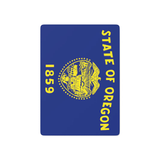 Oregon State Flag Poker Cards