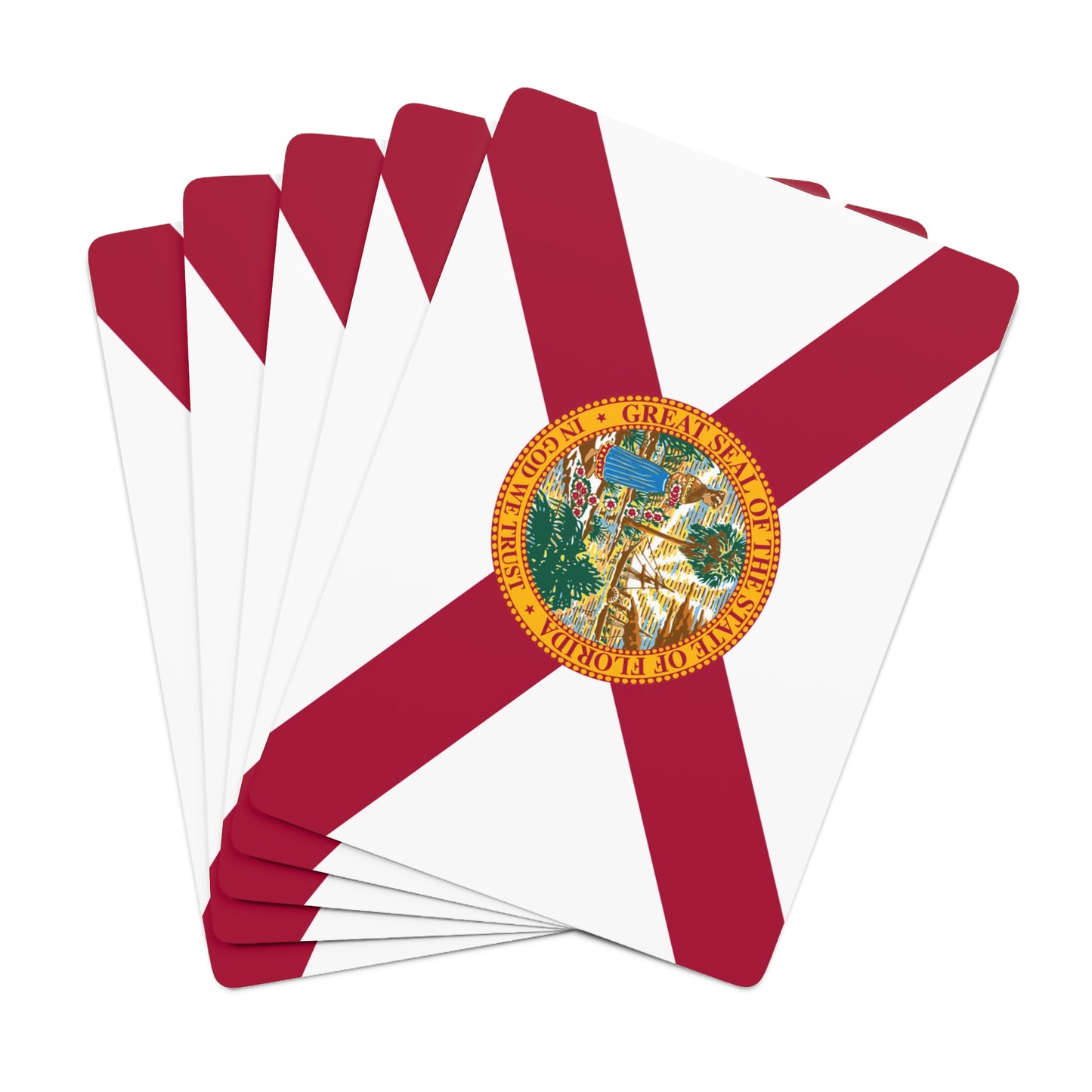 Florida State Flag Poker Cards