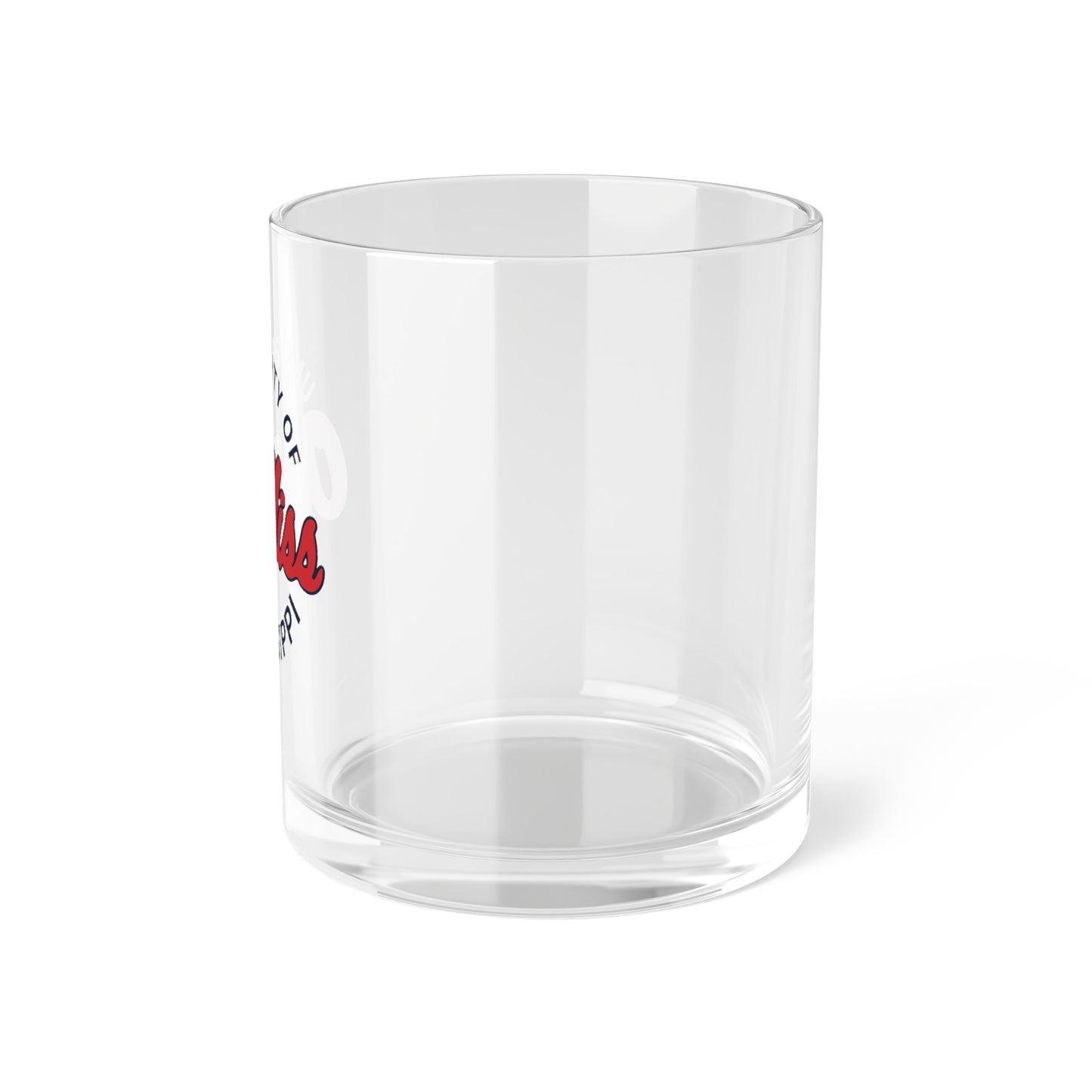 Ole Miss University of Mississippi Bar Glass