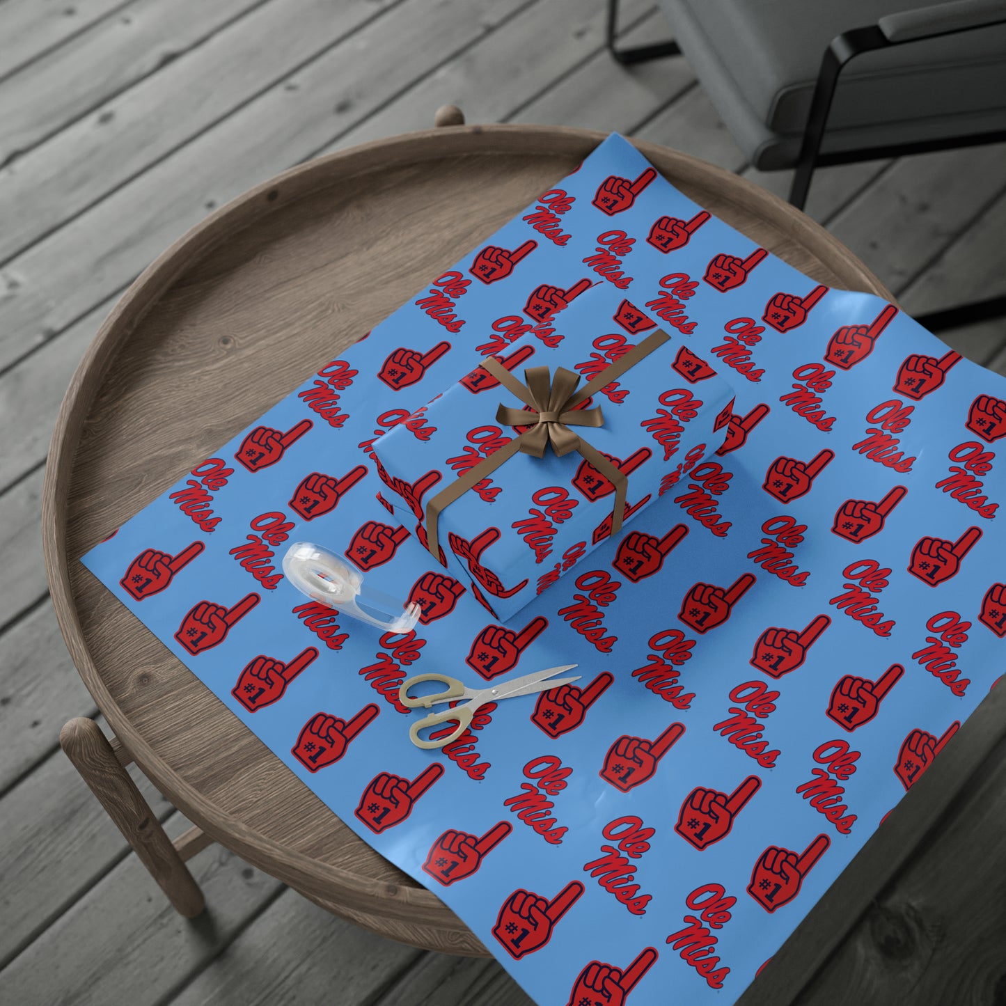 Ole Miss #1 (Blue) Wrapping Papers