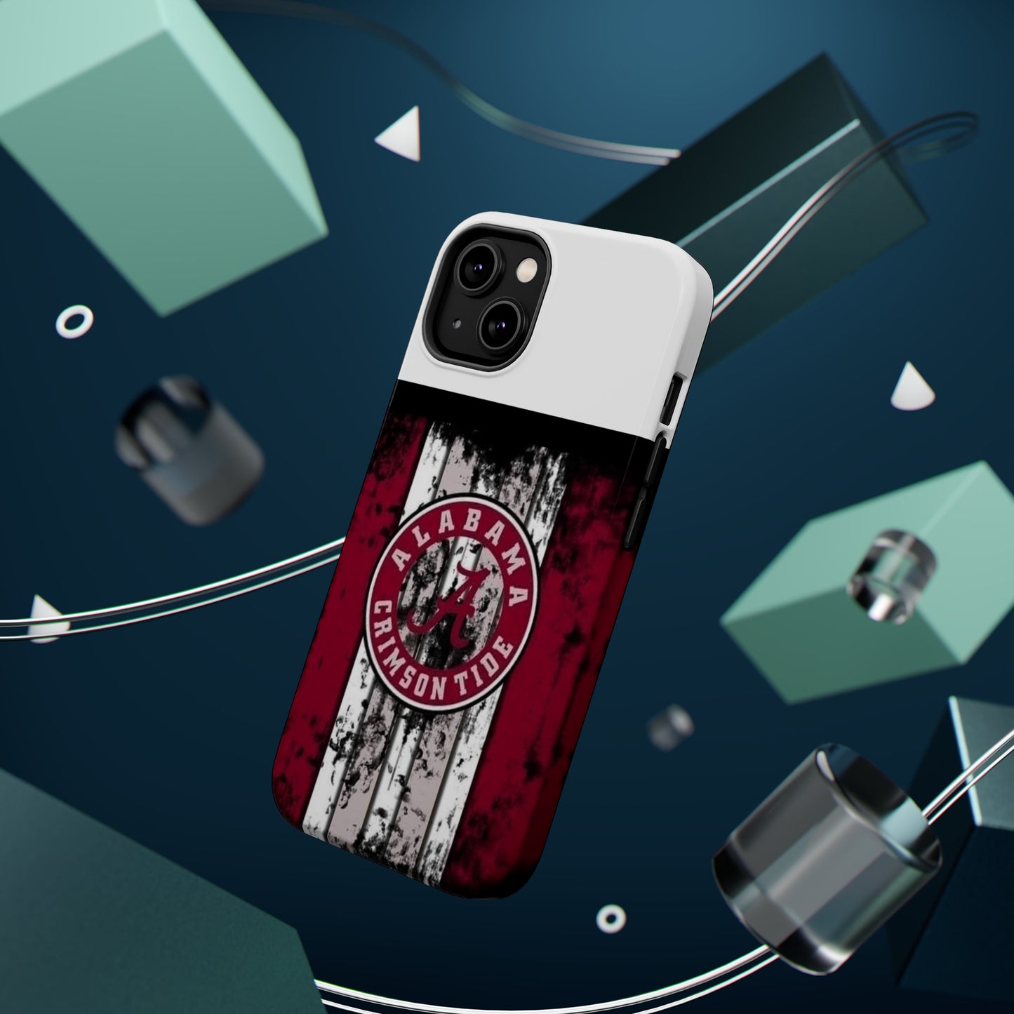 Alabama Crimson Tide MagSafe Tough Cases (White)