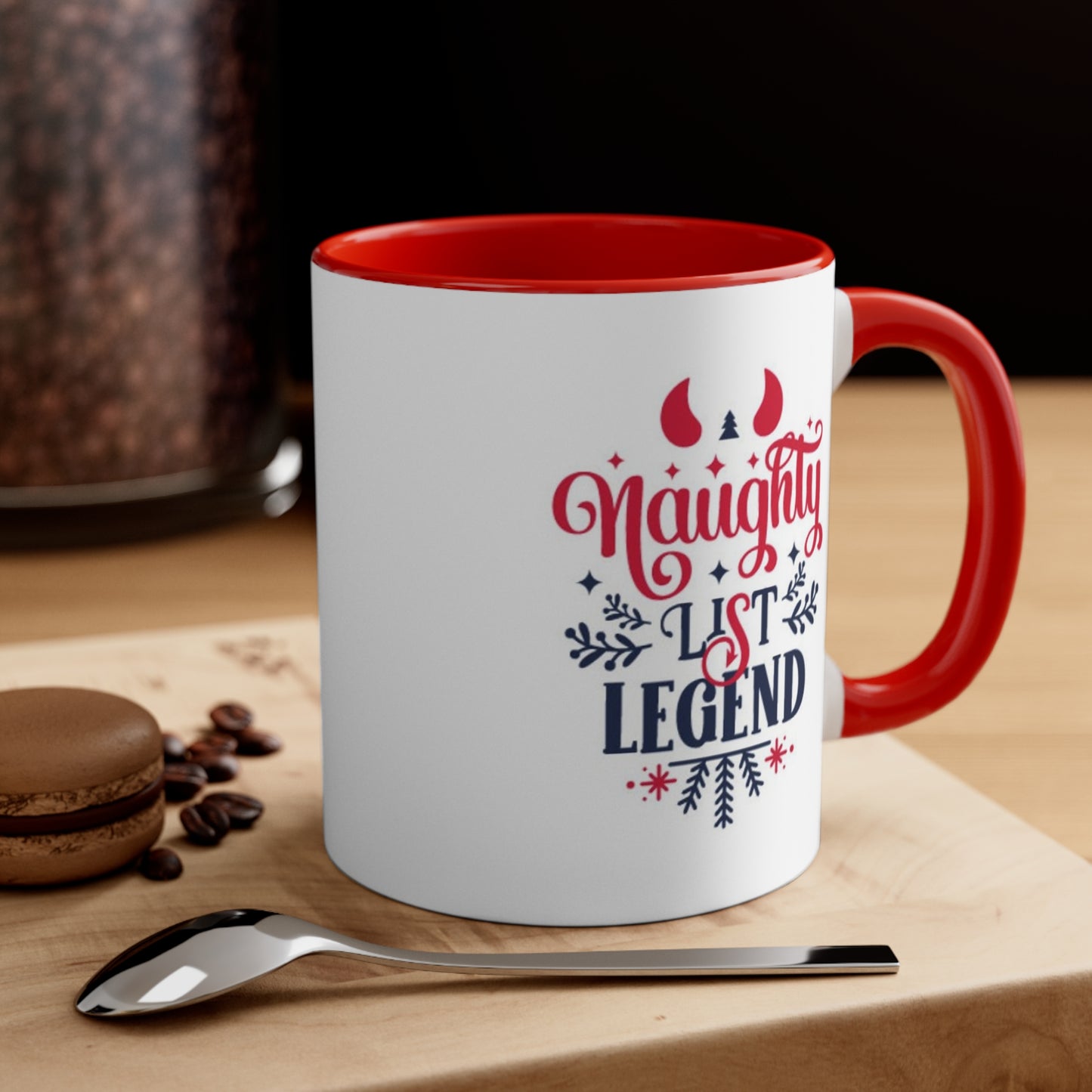 Naughty List Legend Accent Coffee Mug, 11oz