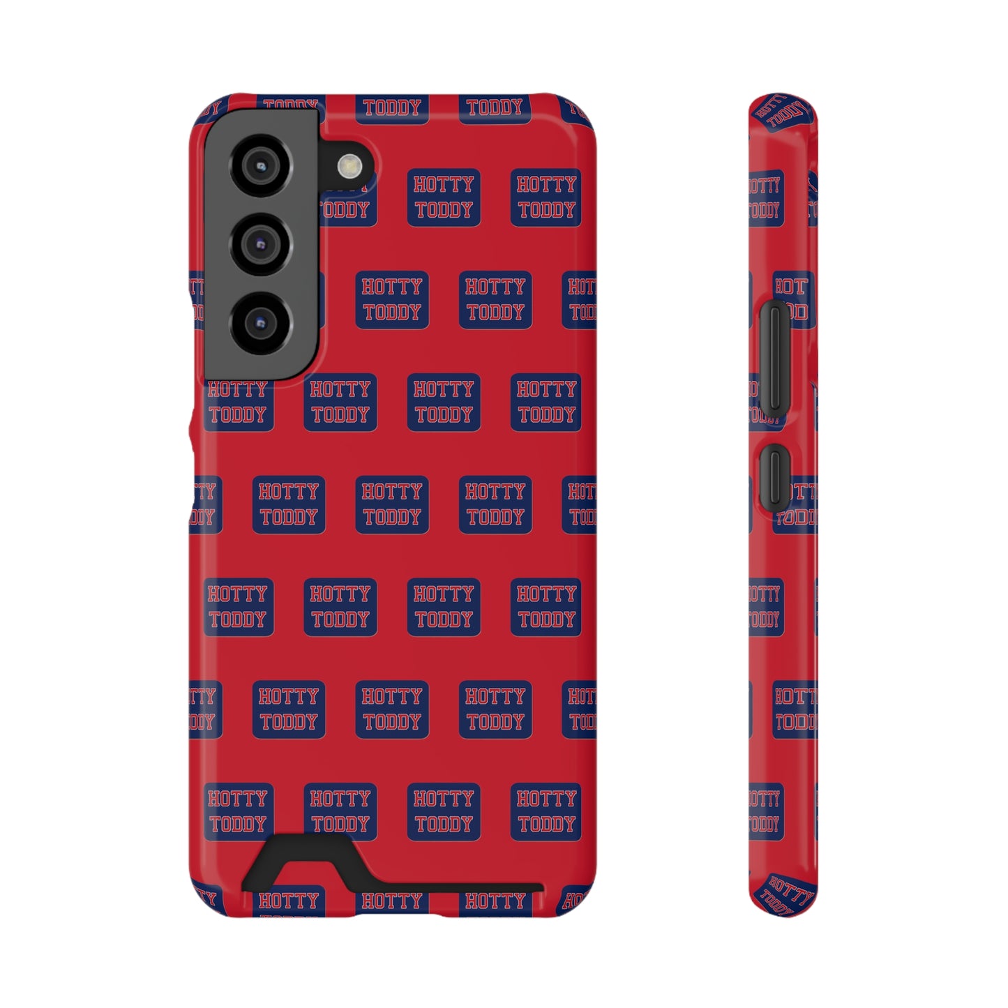 iPhone and Samsung Hotty Toddy (RED) Phone Case With Card Holder