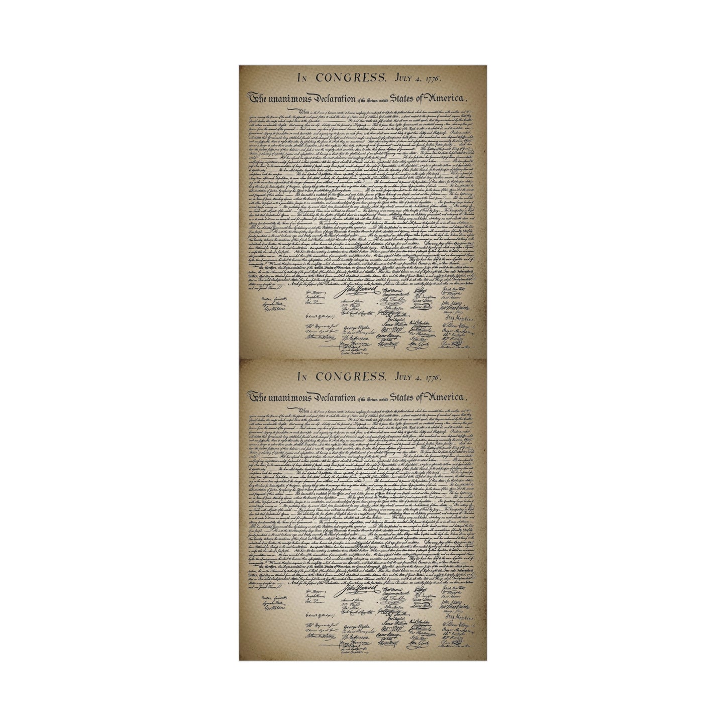 Declaration of Independence Gift Wrap Papers