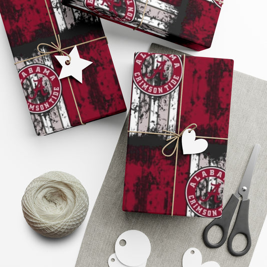 Alabama Crimson Tide Gift Wrap Papers