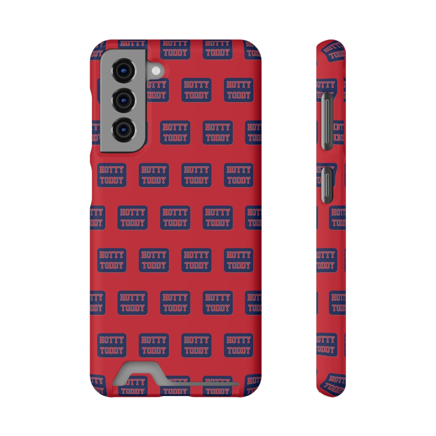 iPhone and Samsung Hotty Toddy (RED) Phone Case With Card Holder