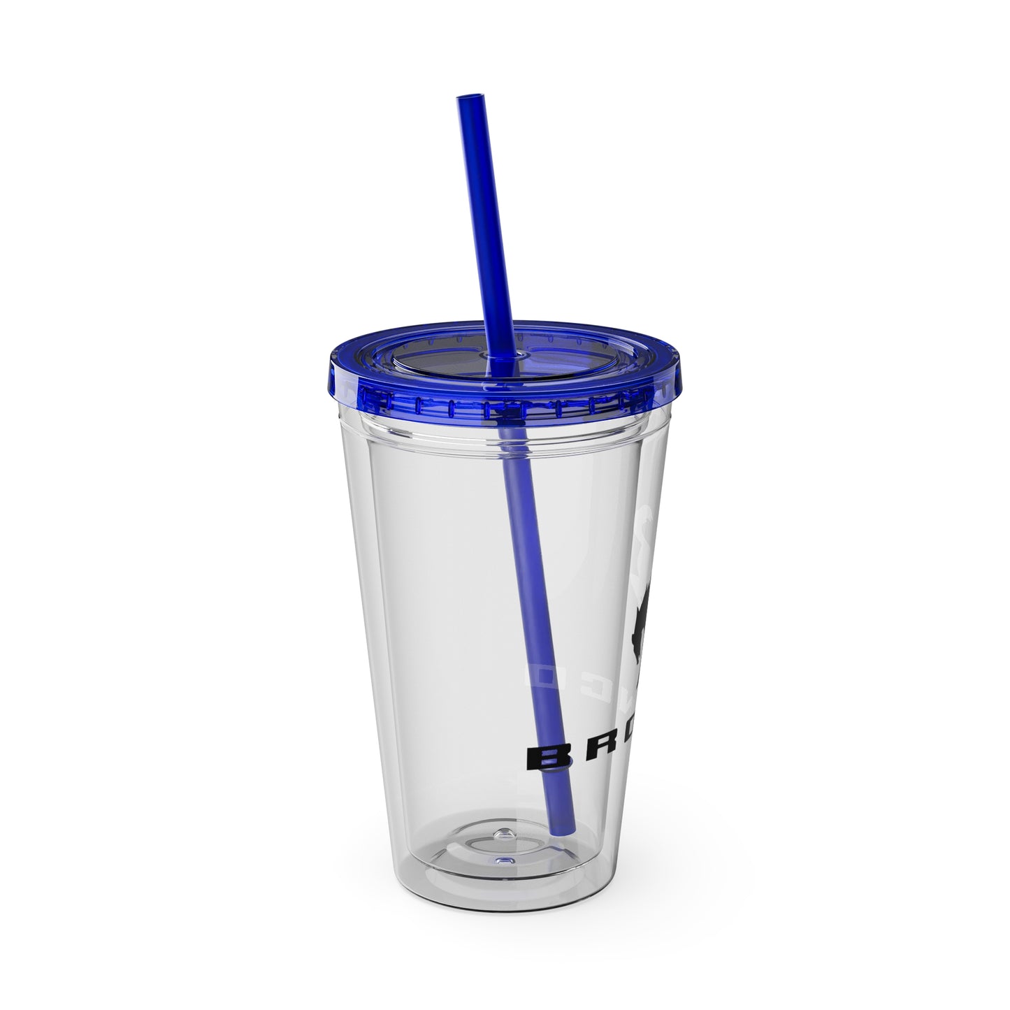 Bronco Sunsplash Tumbler and You Choose from 11 colors of Lid and with Straw, 16oz