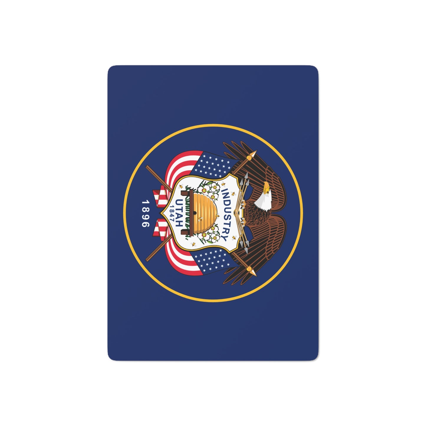 Utah State Flag Poker Cards