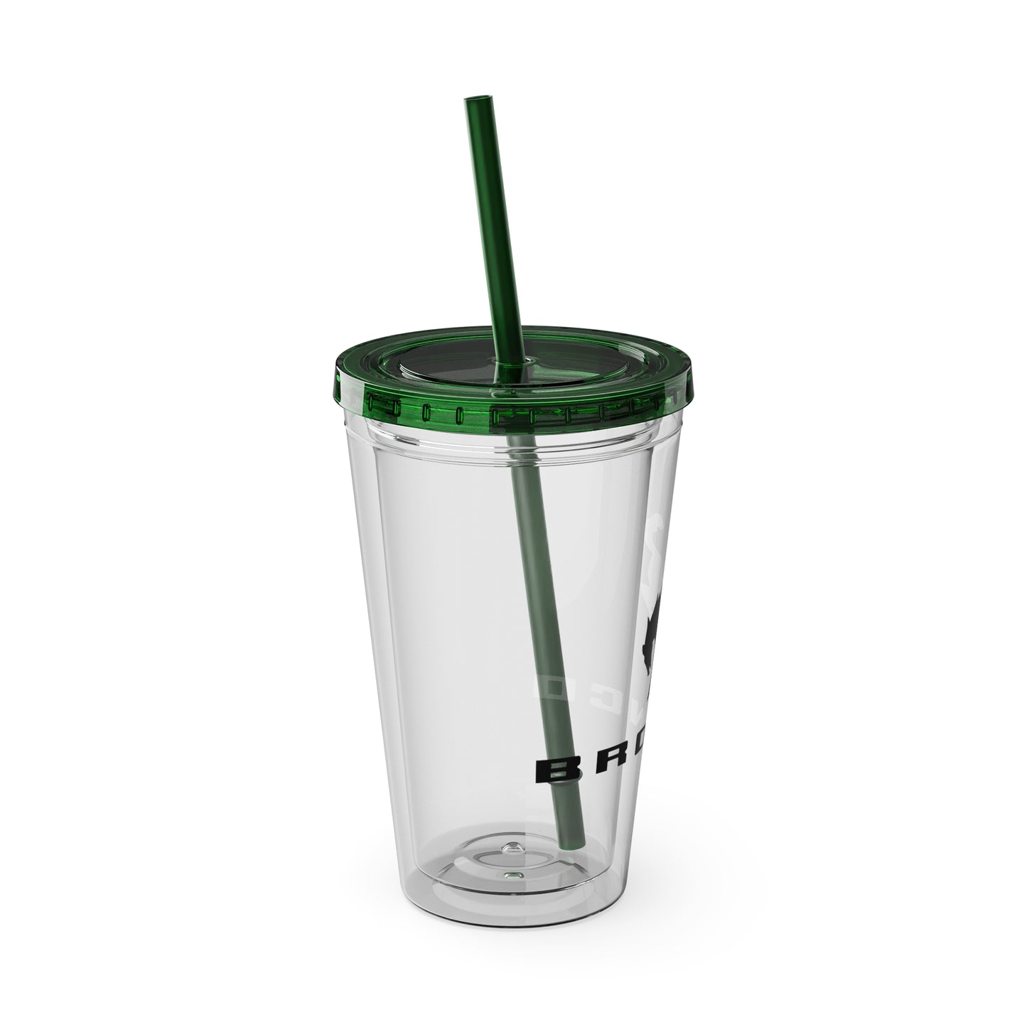 Bronco Sunsplash Tumbler and You Choose from 11 colors of Lid and with Straw, 16oz