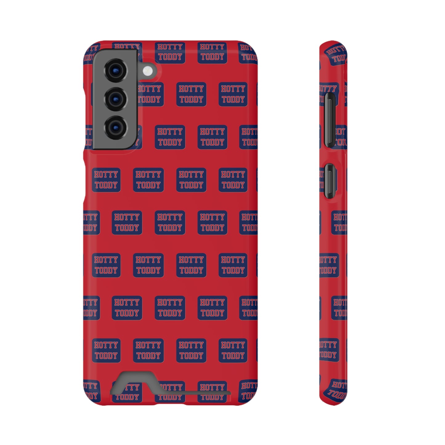 iPhone and Samsung Hotty Toddy (RED) Phone Case With Card Holder