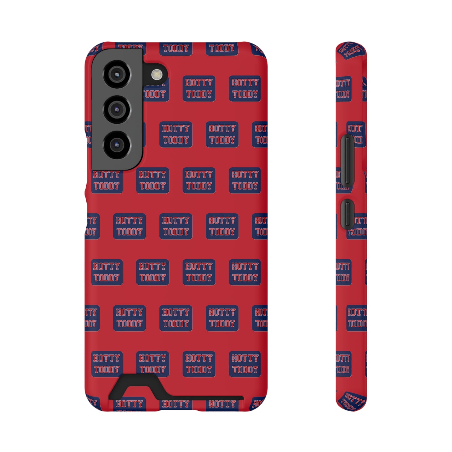 iPhone and Samsung Hotty Toddy (RED) Phone Case With Card Holder