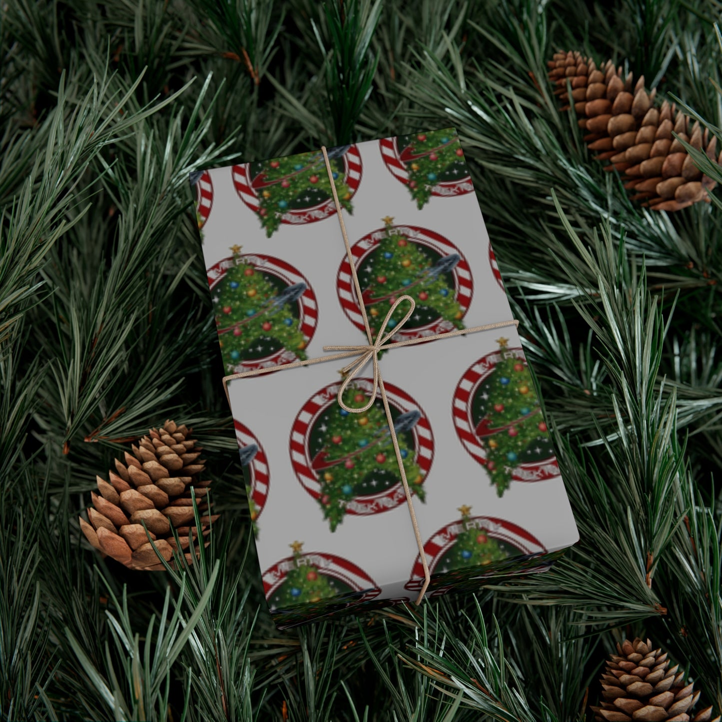 Star Trek Christmas Tree Gift Wrap Papers