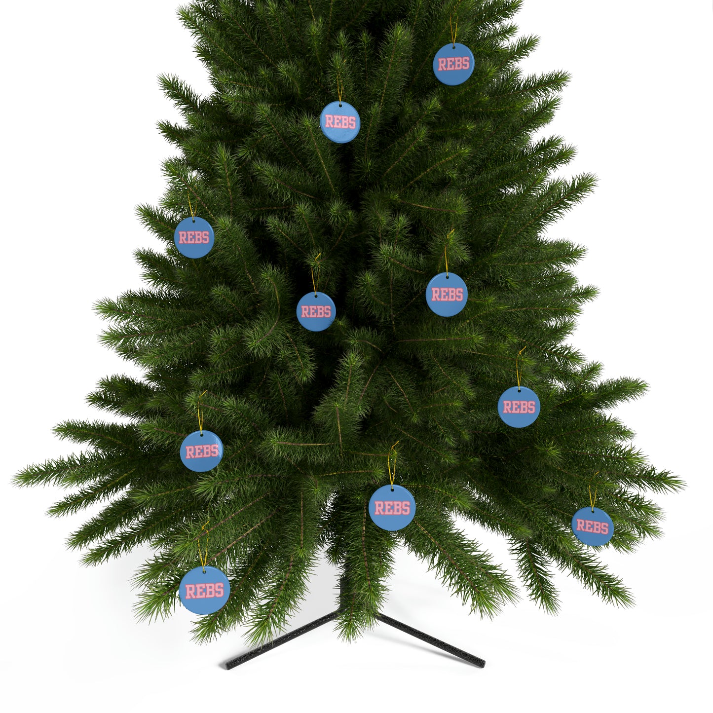 REBS Ceramic Ornaments (1pc, 3pcs, 5pcs, 10pcs) Blue