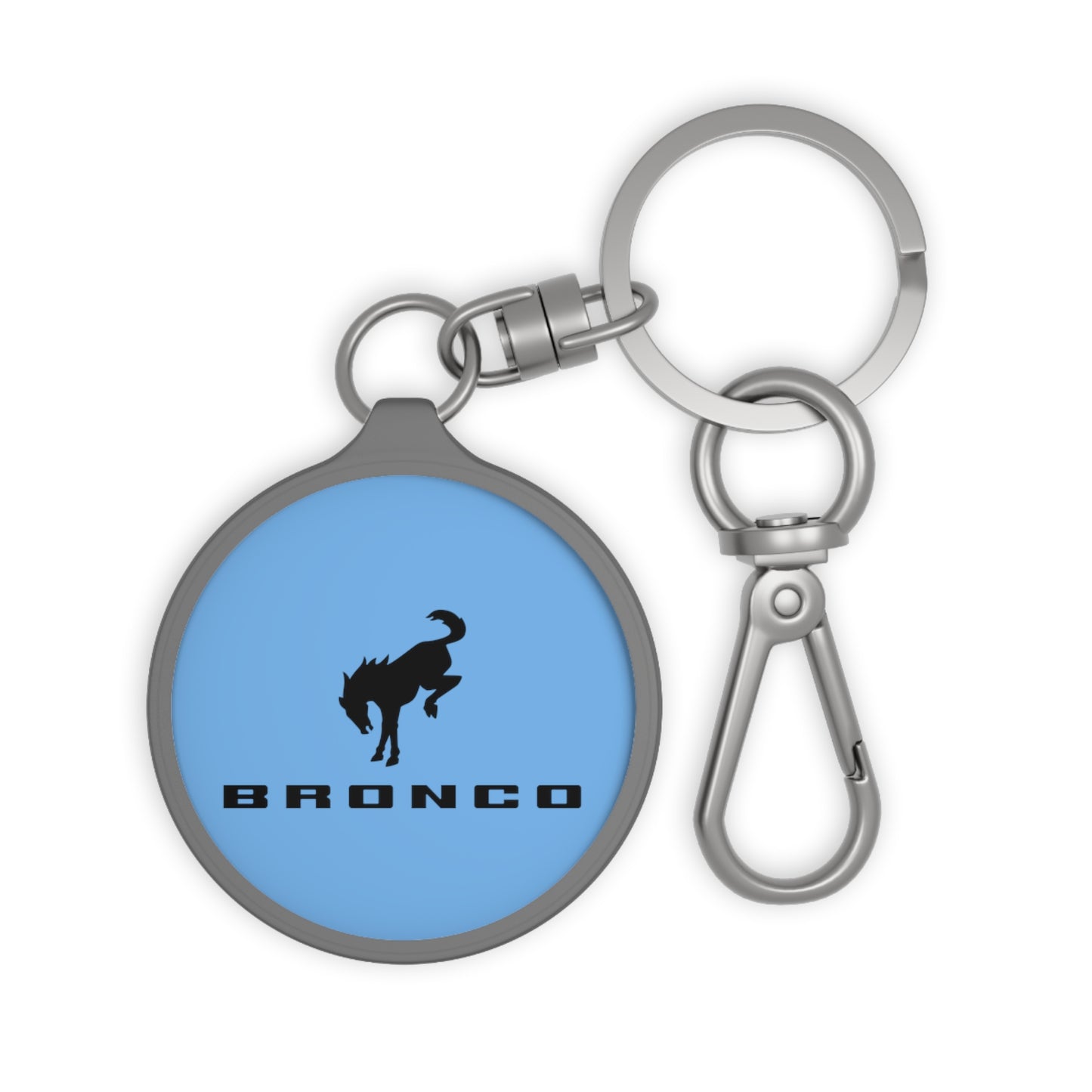 Bronco Keyring Tag (Light Blue)