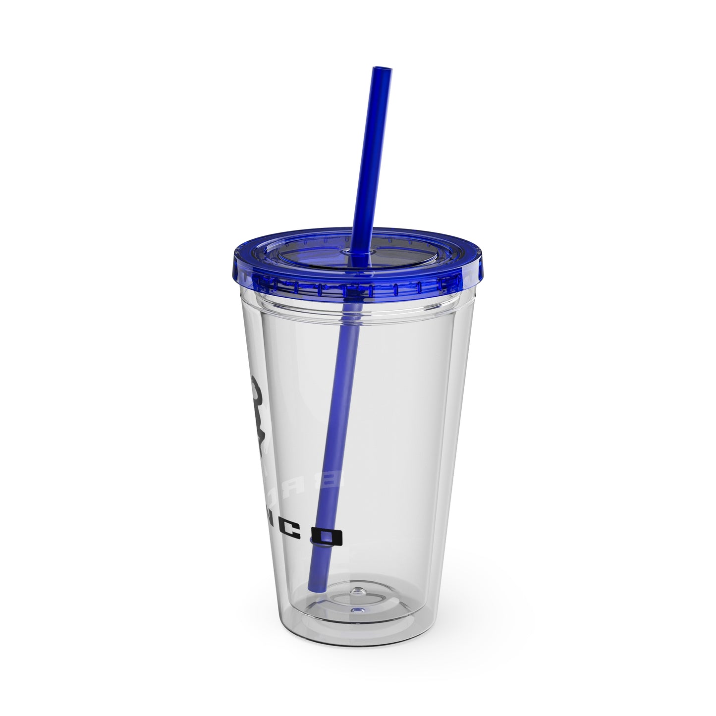 Bronco Sunsplash Tumbler and You Choose from 11 colors of Lid and with Straw, 16oz