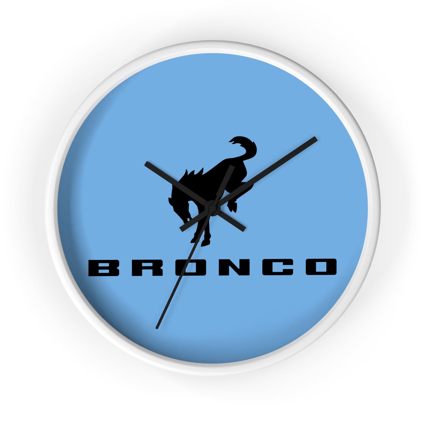 Bronco (Blue) Wall Clock