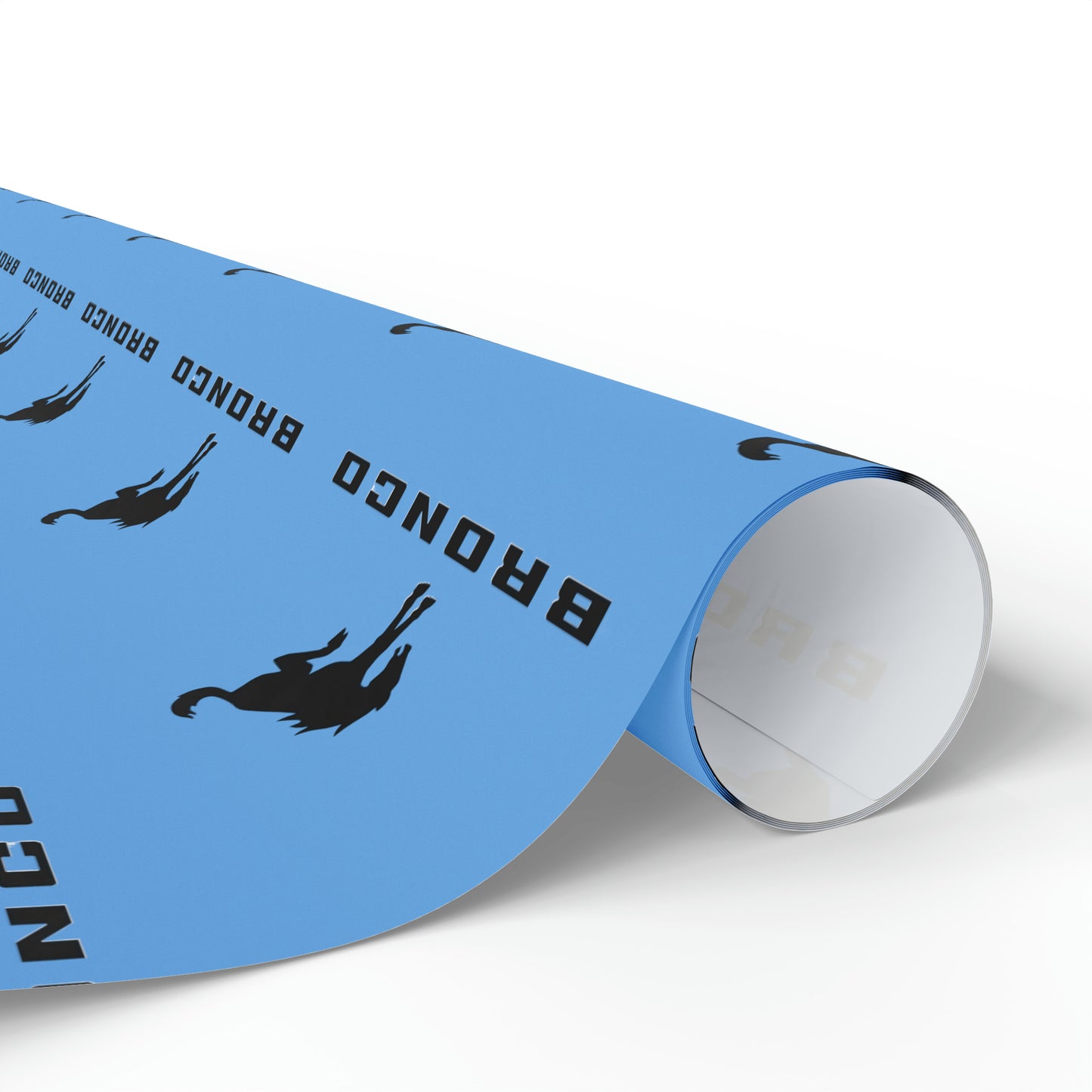 Bronco (Blue) Wrapping Paper