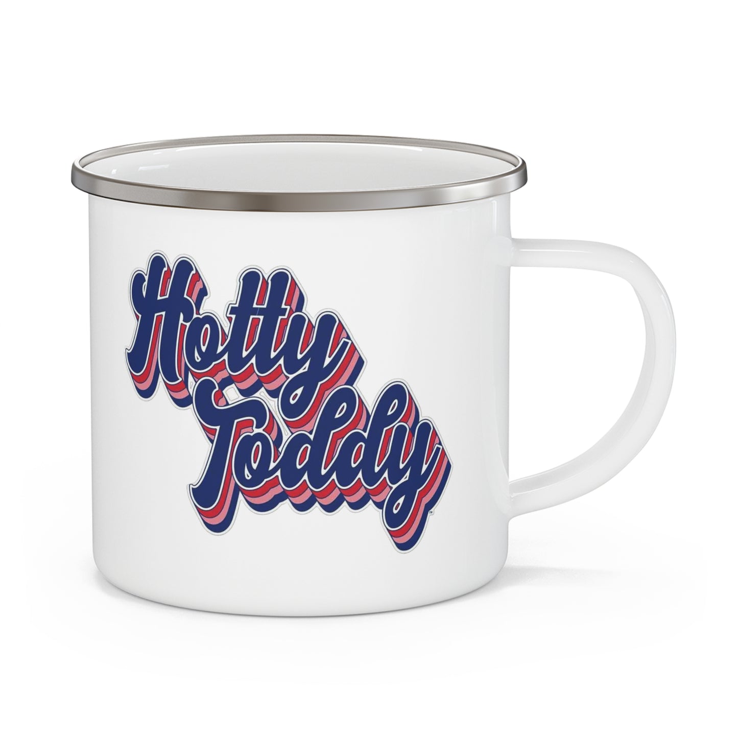 Hotty Toddy Enamel Camping Mug