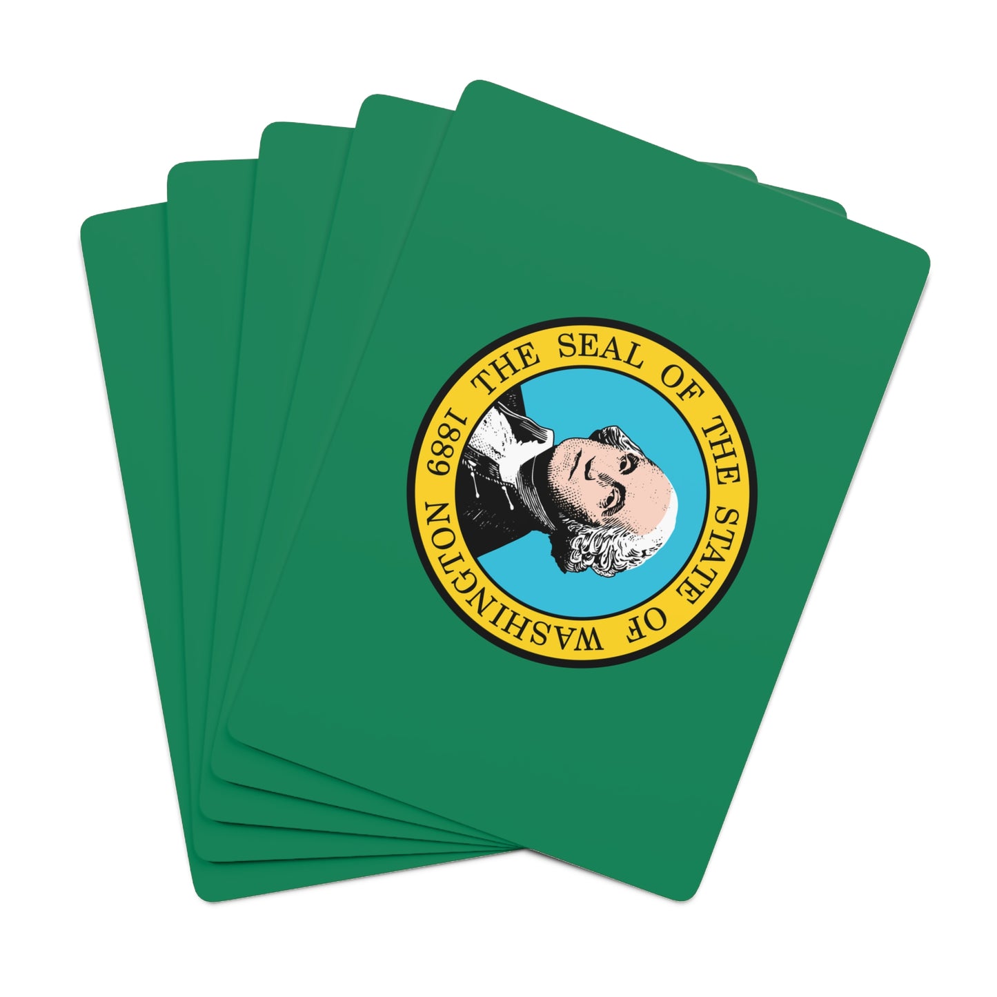 Washington State Flag Poker Cards