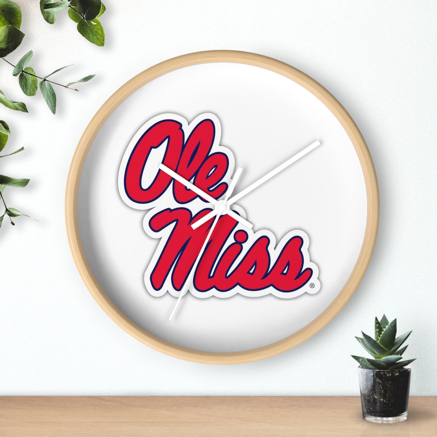 Ole Miss Wall Clock