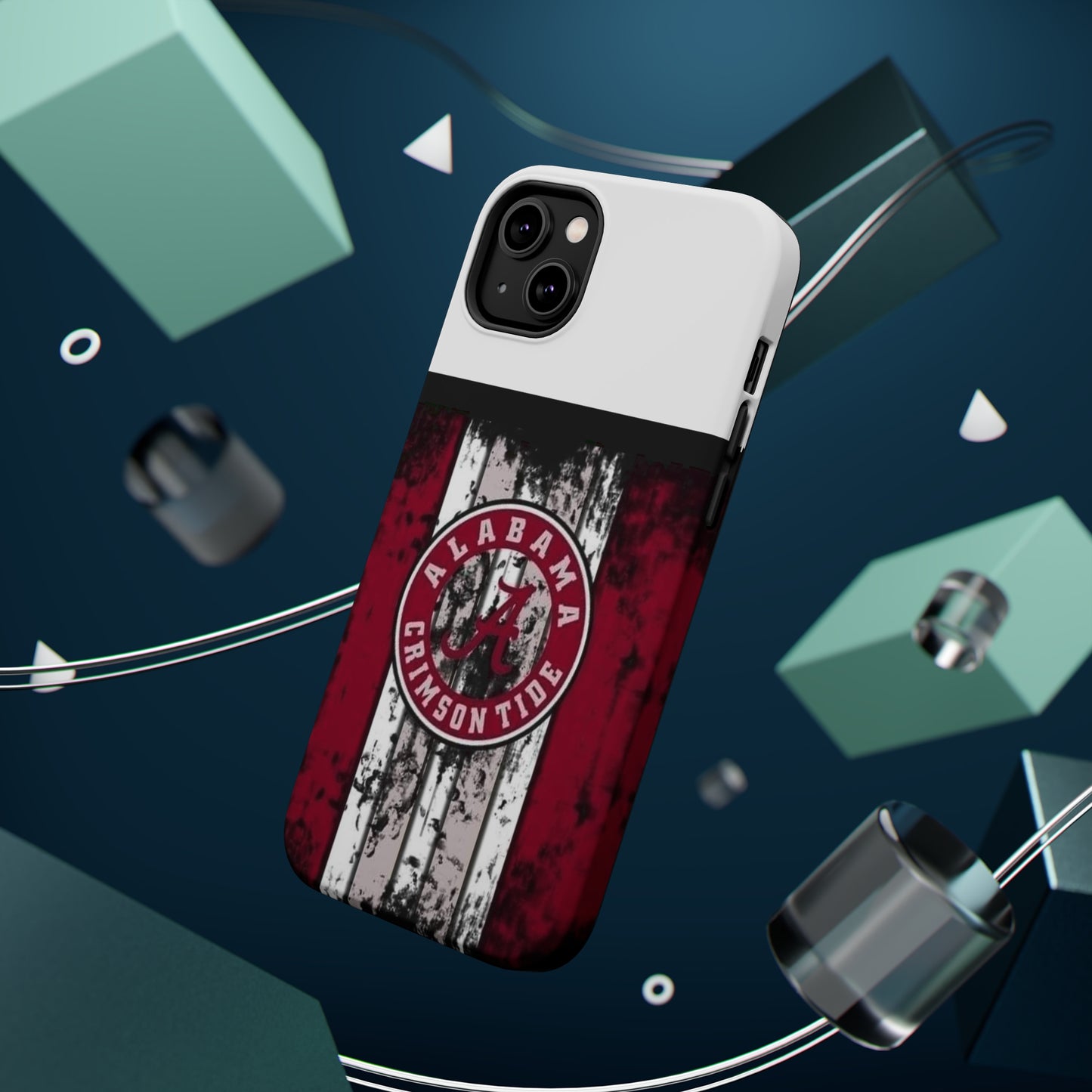 Alabama Crimson Tide MagSafe Tough Cases (White)