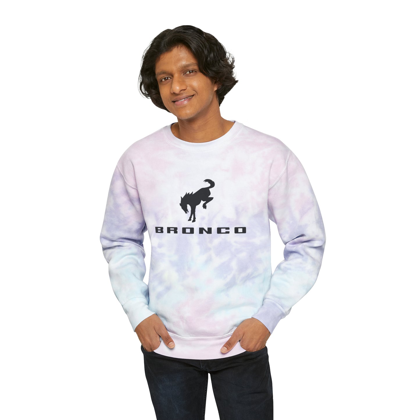 Bronco Unisex Tie-Dye Sweatshirt