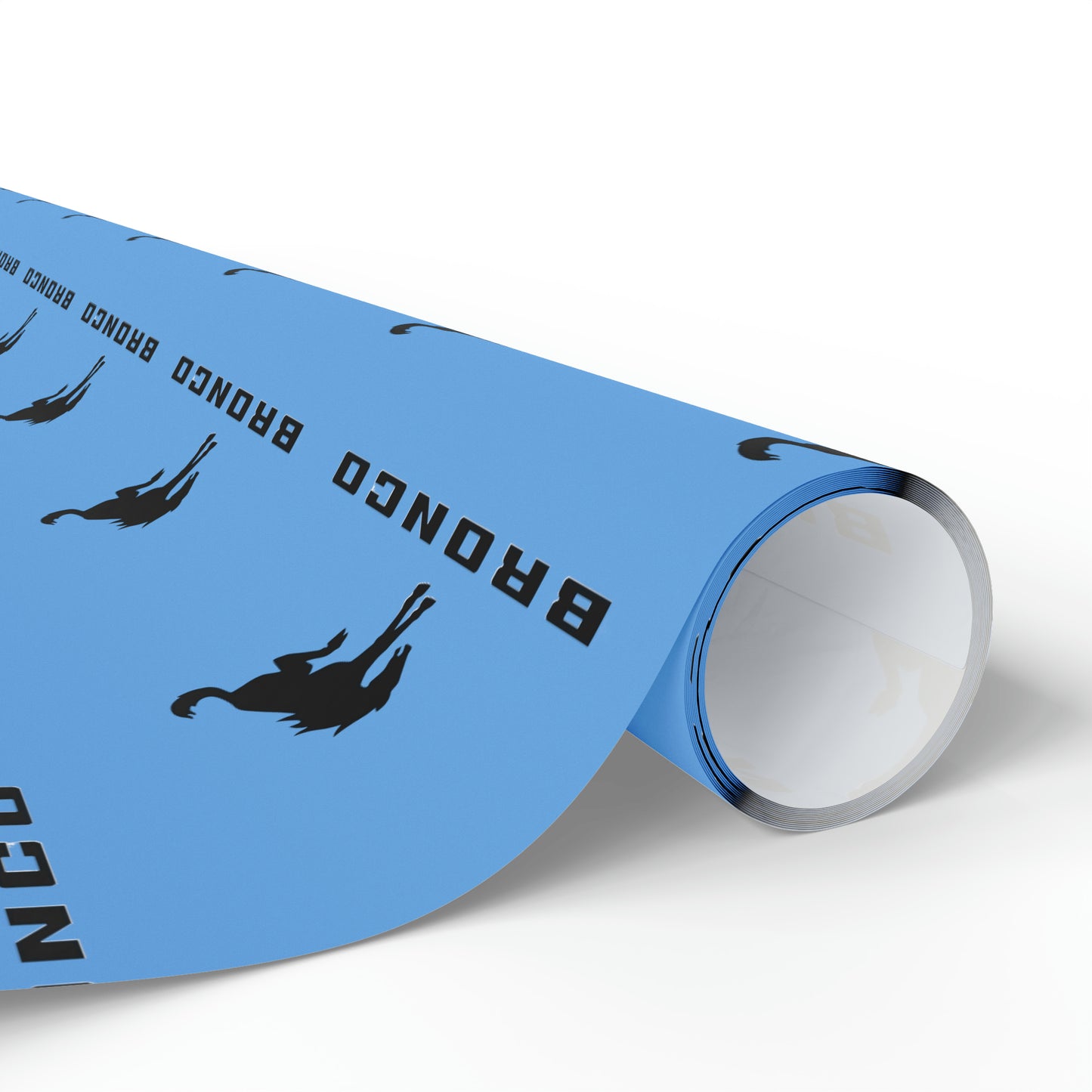 Bronco (Blue) Wrapping Paper