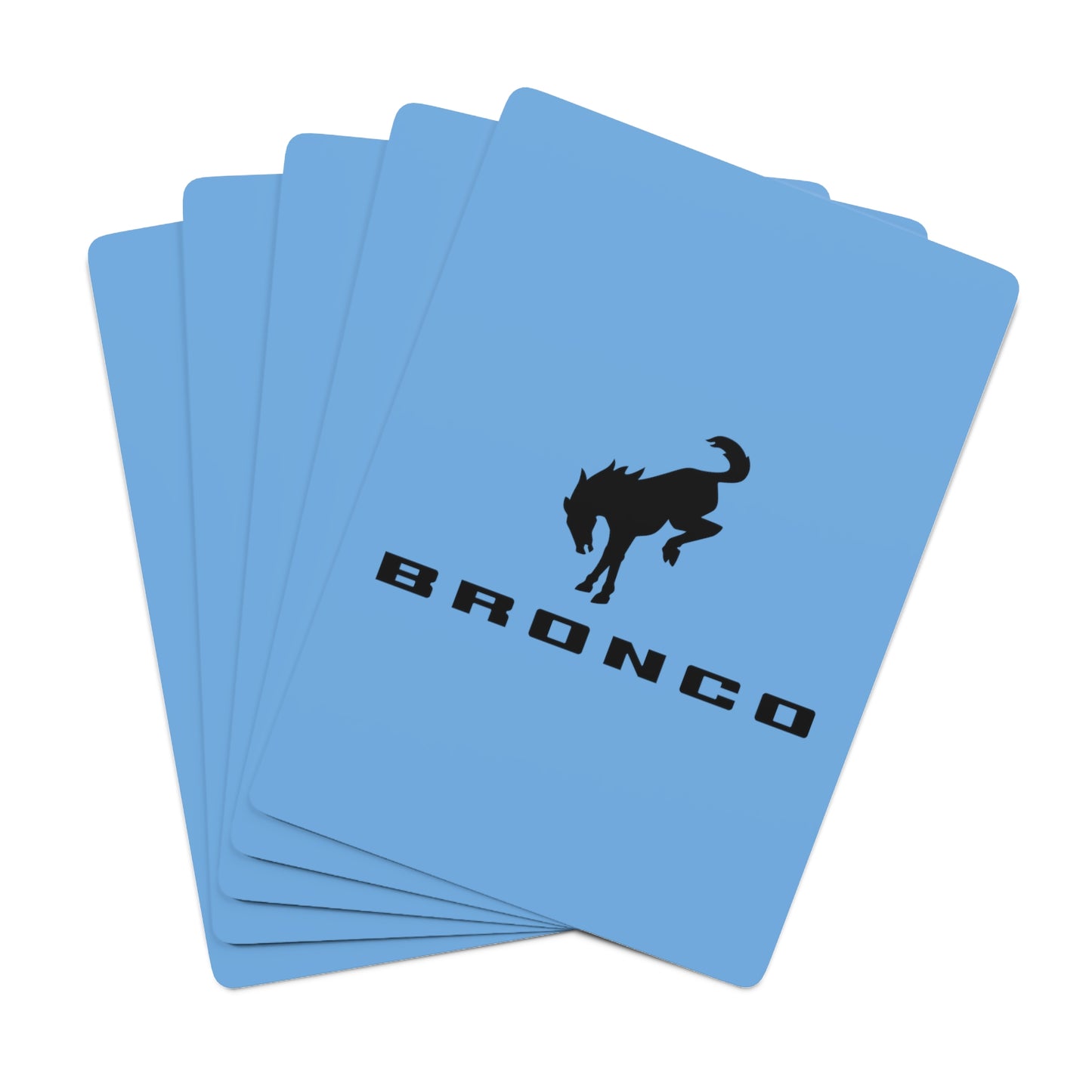Bronco Poker Cards