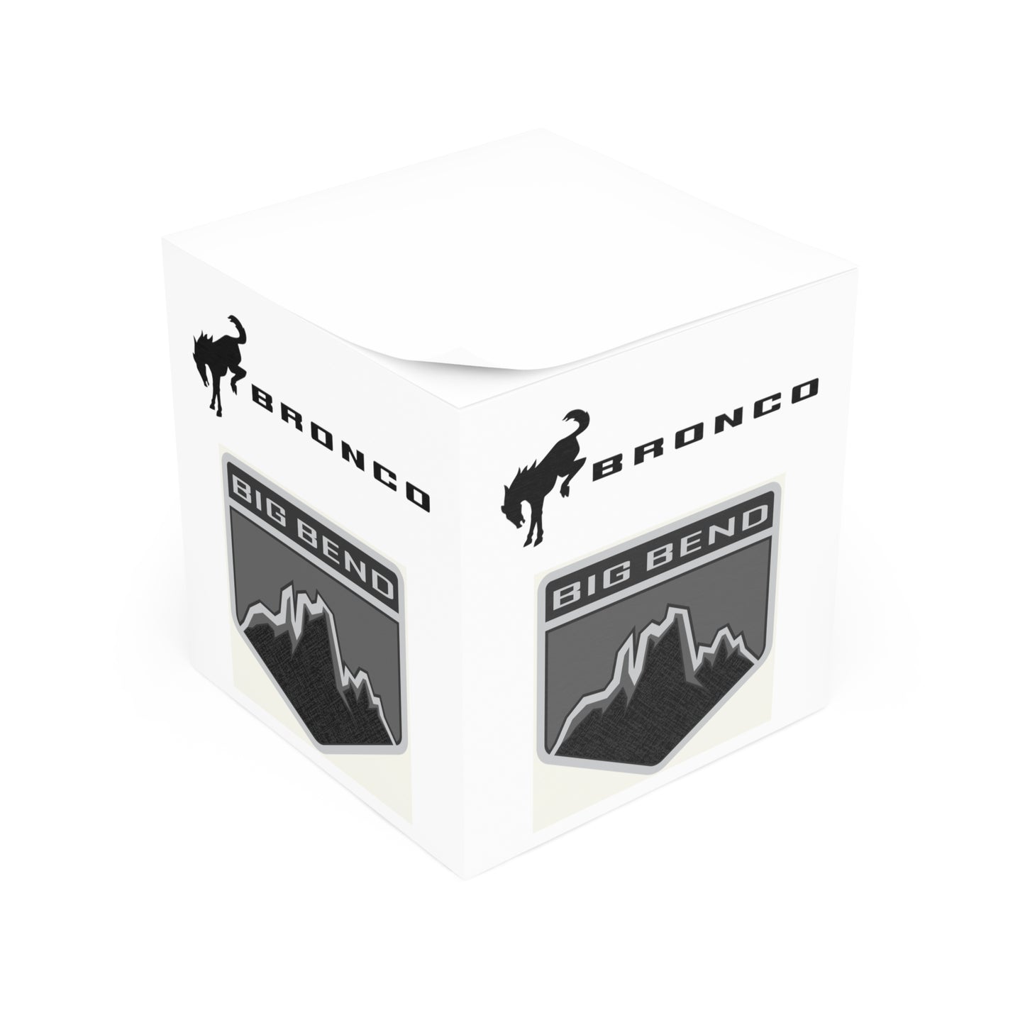 Bronco Big Bend Note Cube