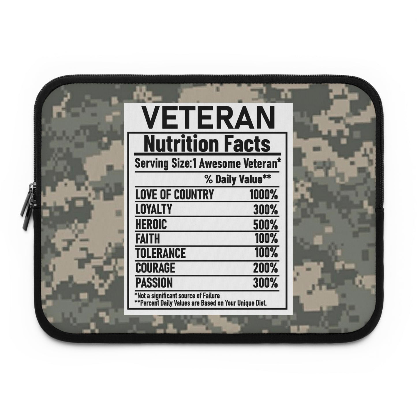 Veteran Camo Laptop Sleeve (Graphic)