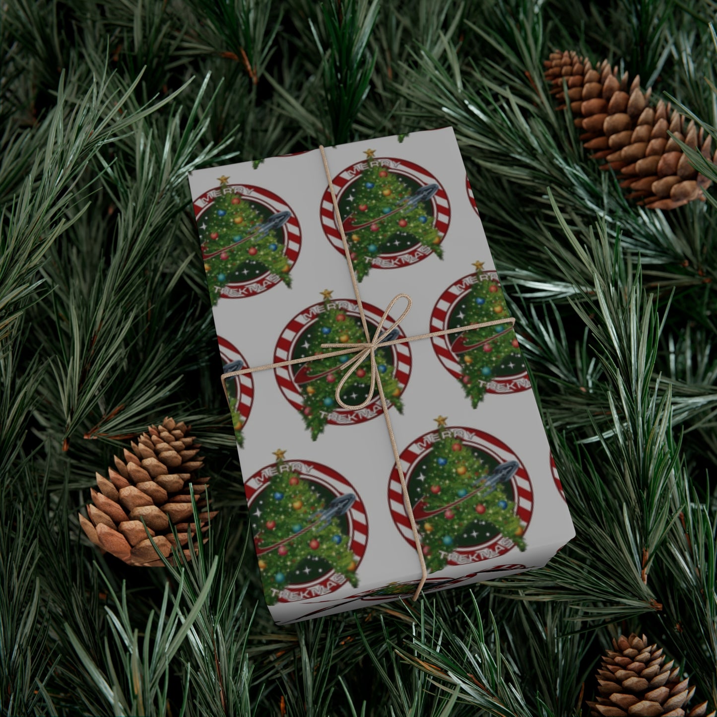 Star Trek Christmas Tree Gift Wrap Papers