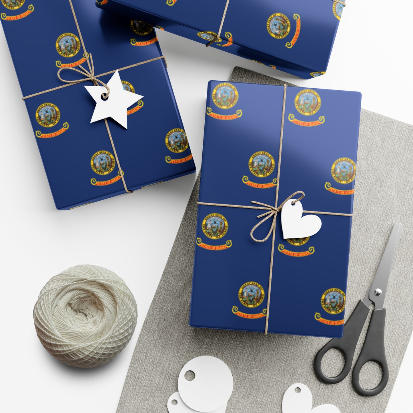 Idaho Flag Gift Wrap Papers